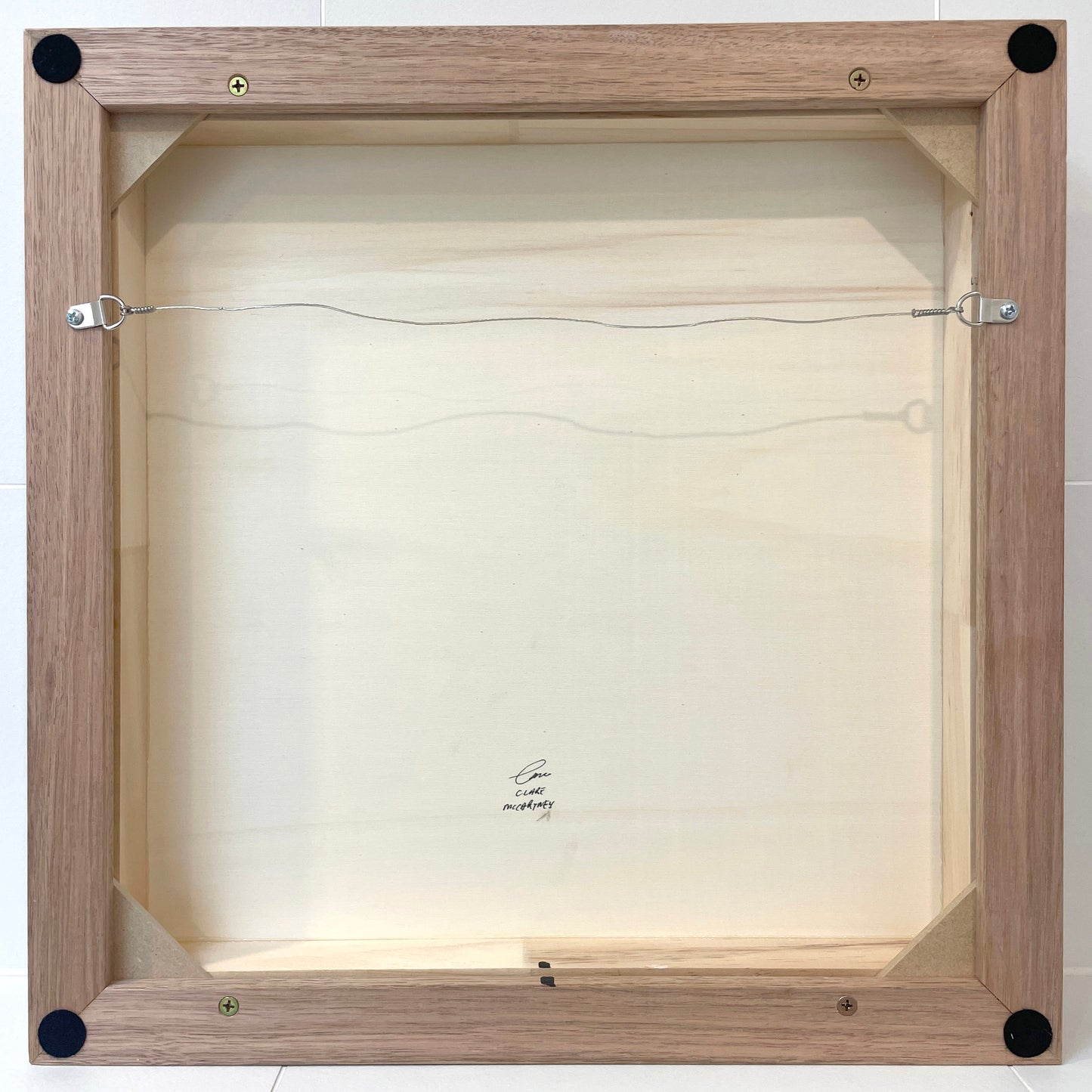 Abstract 'Resonance', 43x43cm, Framed