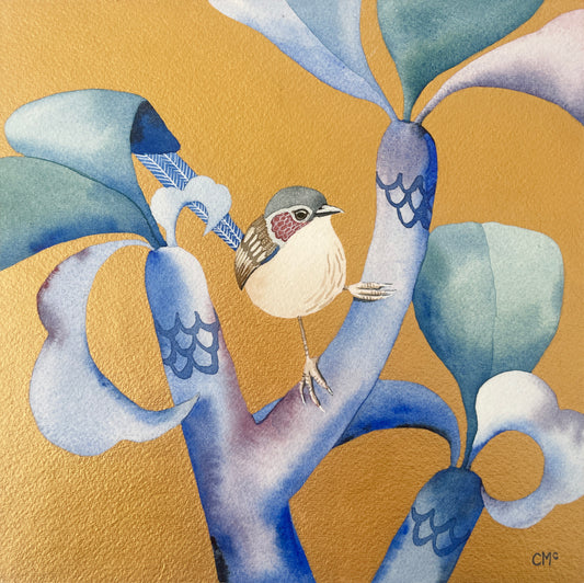 Crowned Purple, 20x20cm