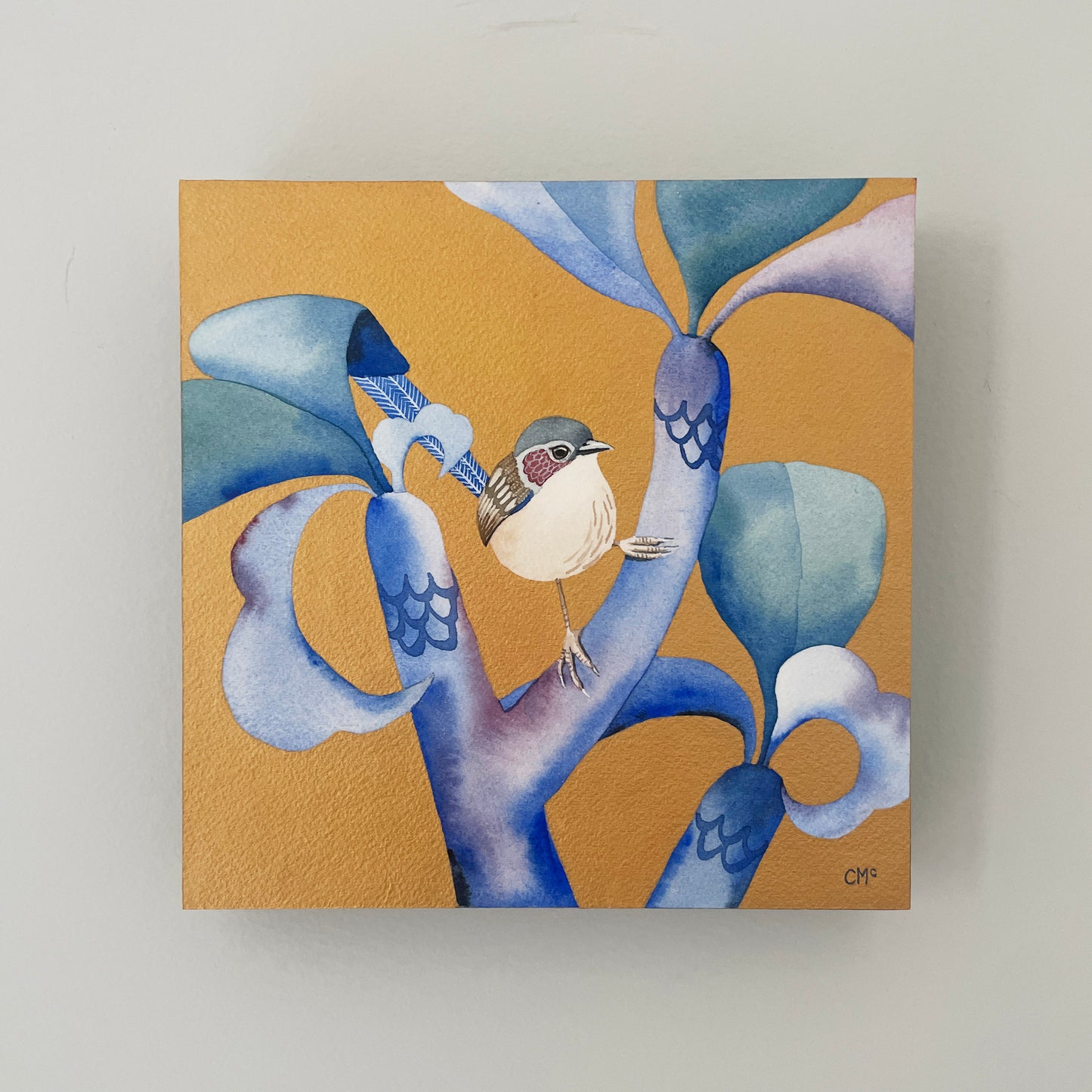 Crowned Purple, 20x20cm