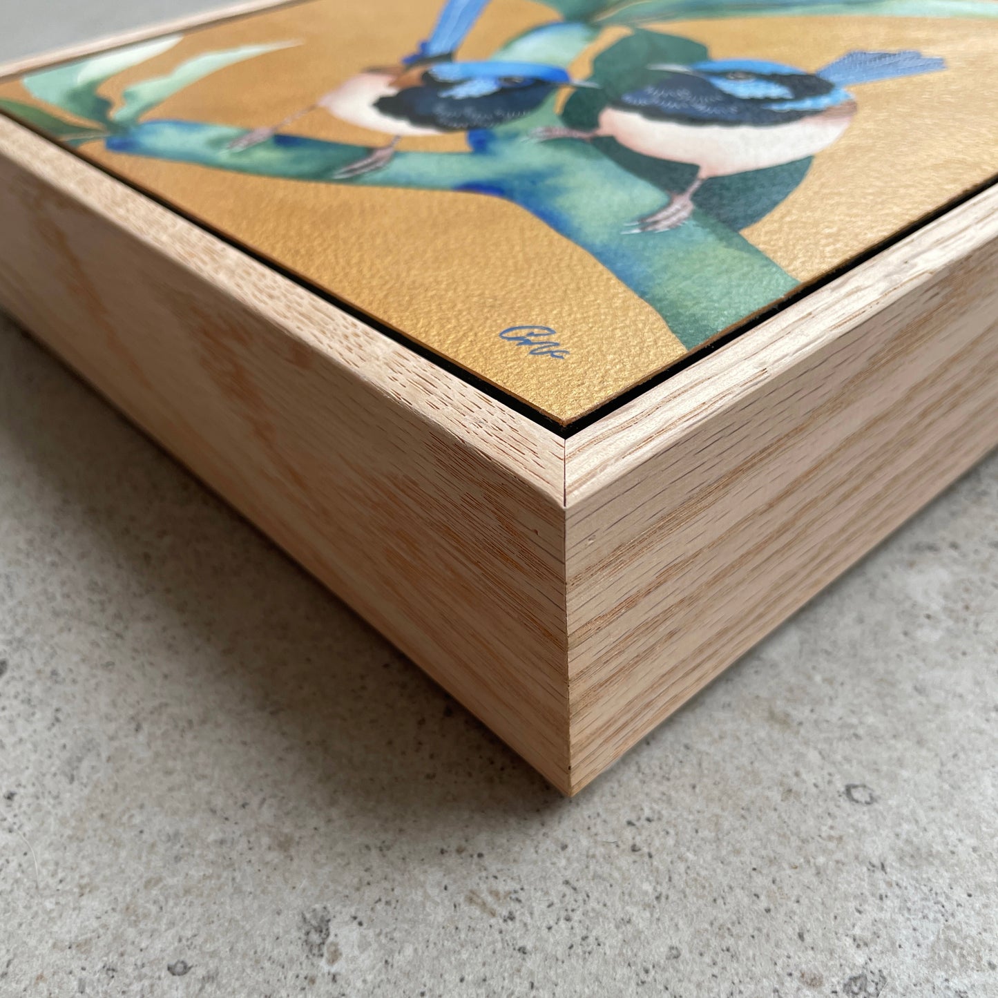 These Superb Fairies No1, 23x23cm, Framed